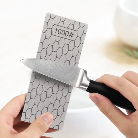 Aiguiseur couteau avec surface diamantée