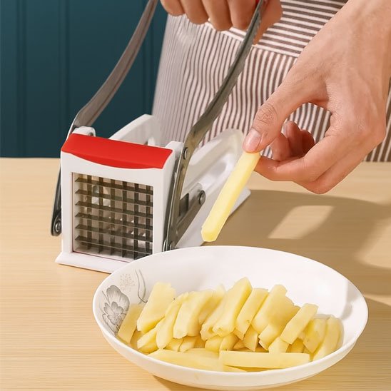 Coupe frite dans un poule 