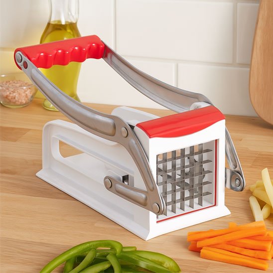 Coupe frite et légumes 