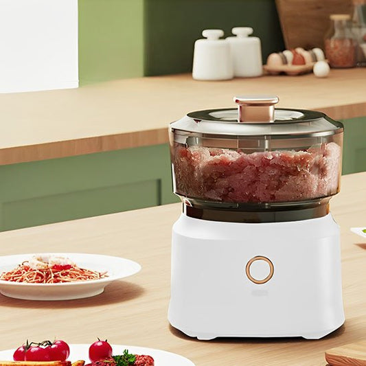 Hachoir a viande electrique blanc design moderne cuisine